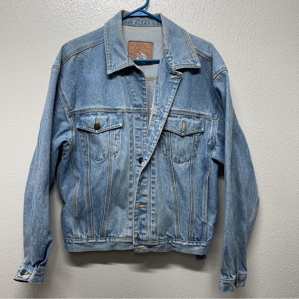 Blue Zone Men's Light Blue Denim Jacket Size Small
